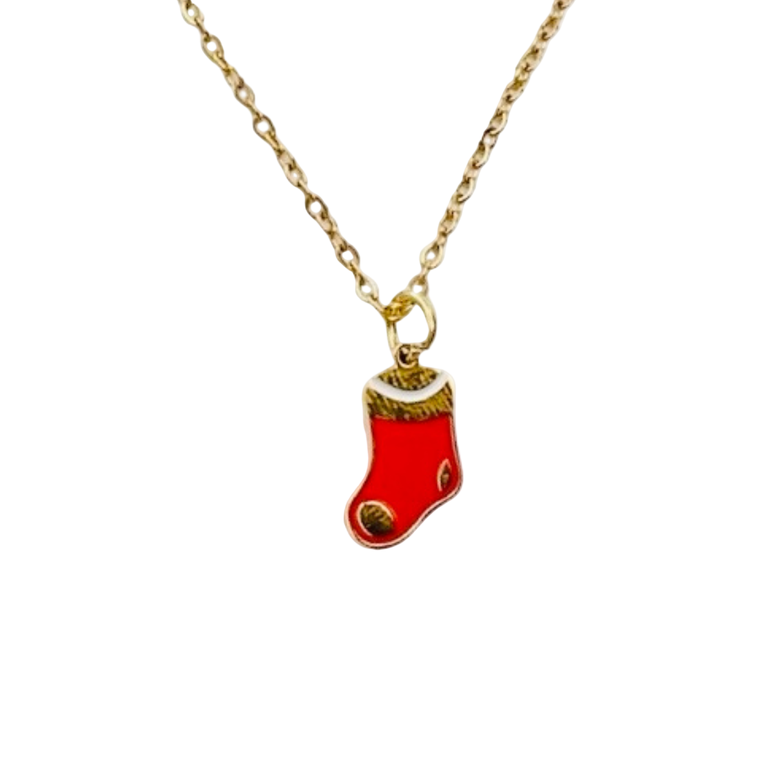 Santa's Little Stocking Necklace