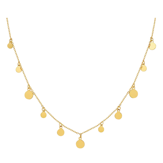 Mary Mini Disc Necklace