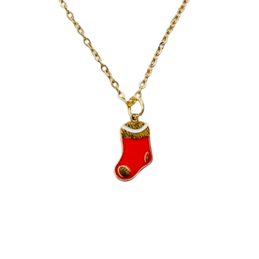 Santa's Little Stocking Necklace