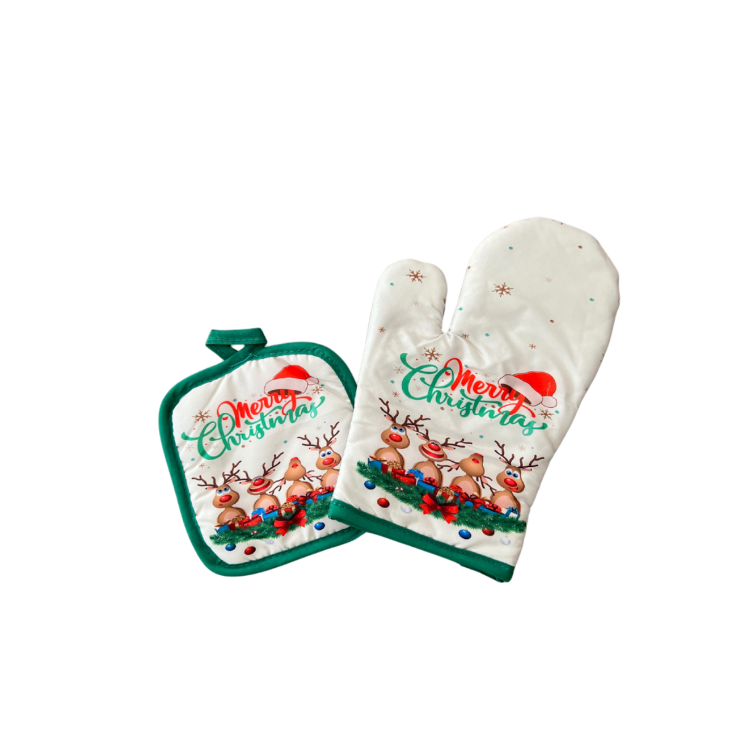 Pot Holder and Glove Set
