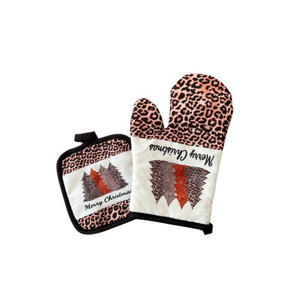 Pot Holder and Glove Set