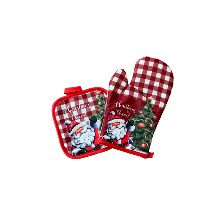 Pot Holder and Glove Set